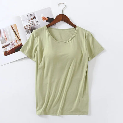 Built-In Bra Comfort Tee