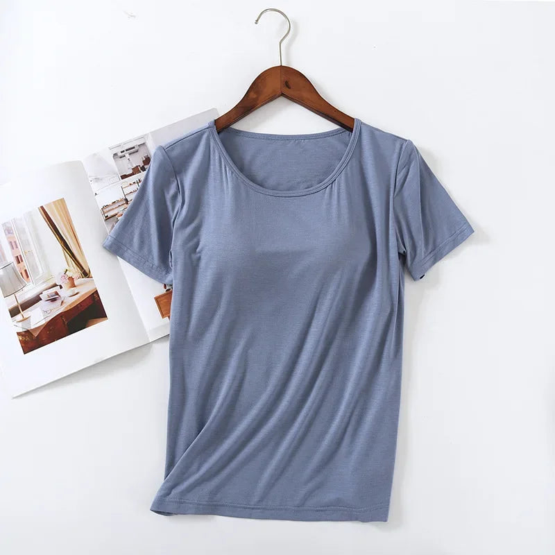Built-In Bra Comfort Tee