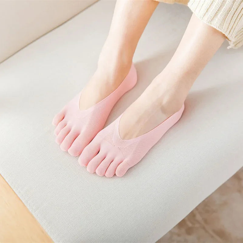 Women Summer Five Finger Socks