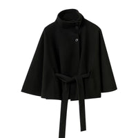 Belt Poncho Coat